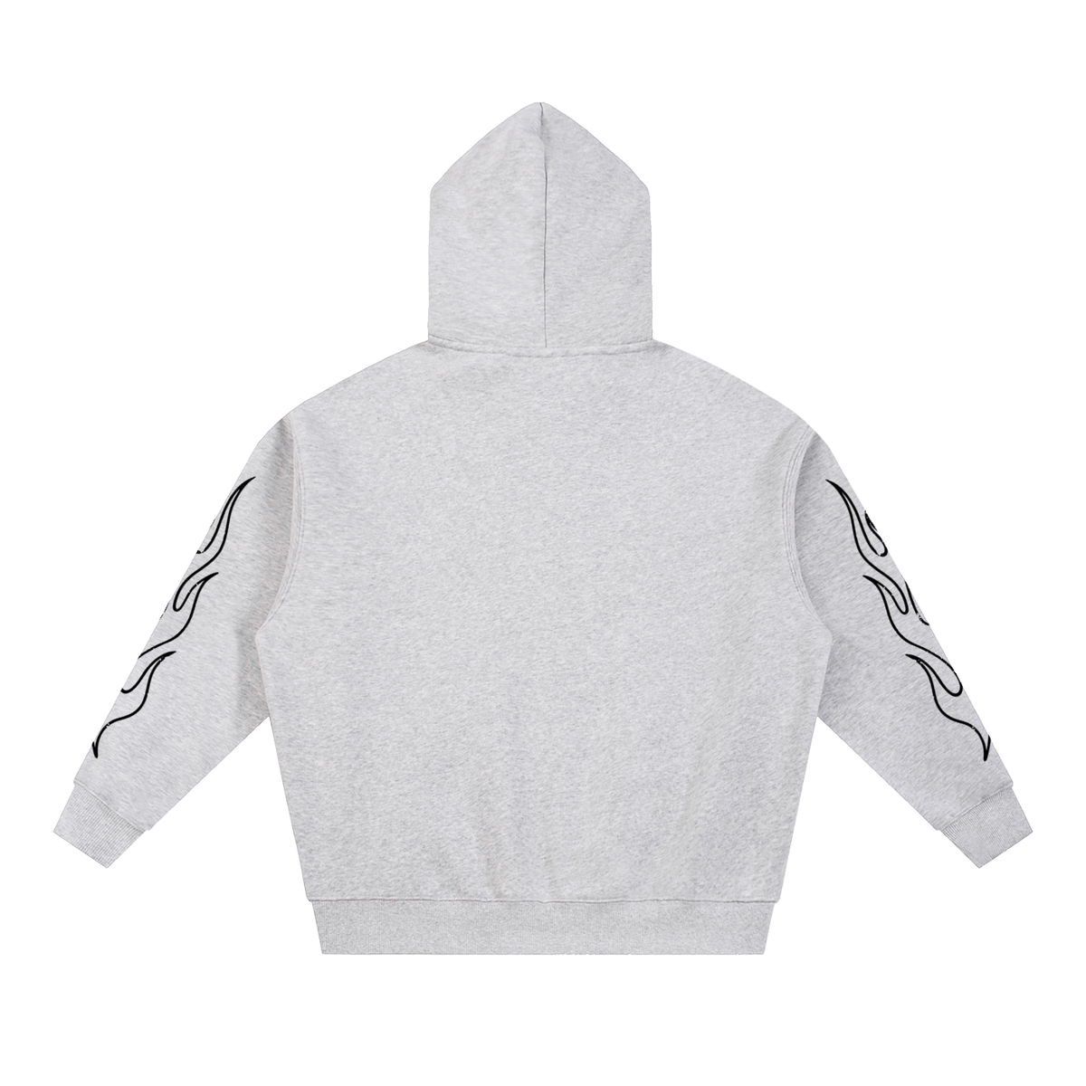Caffeinated Chaos Zip-Up Hoodie- Gray