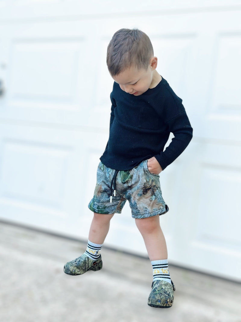 Mesh Camo Shorts