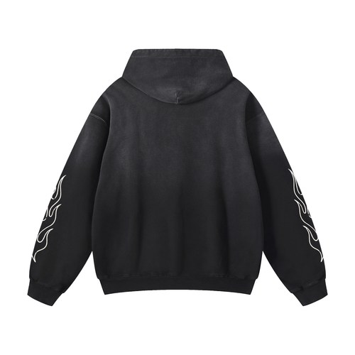 Caffeinated Chaos Hoodie - Vintage Black