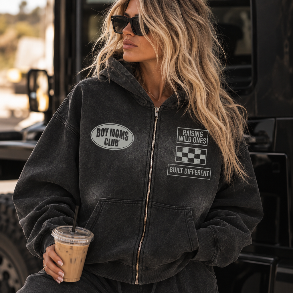 Raising Wild Ones Hoodie - Black