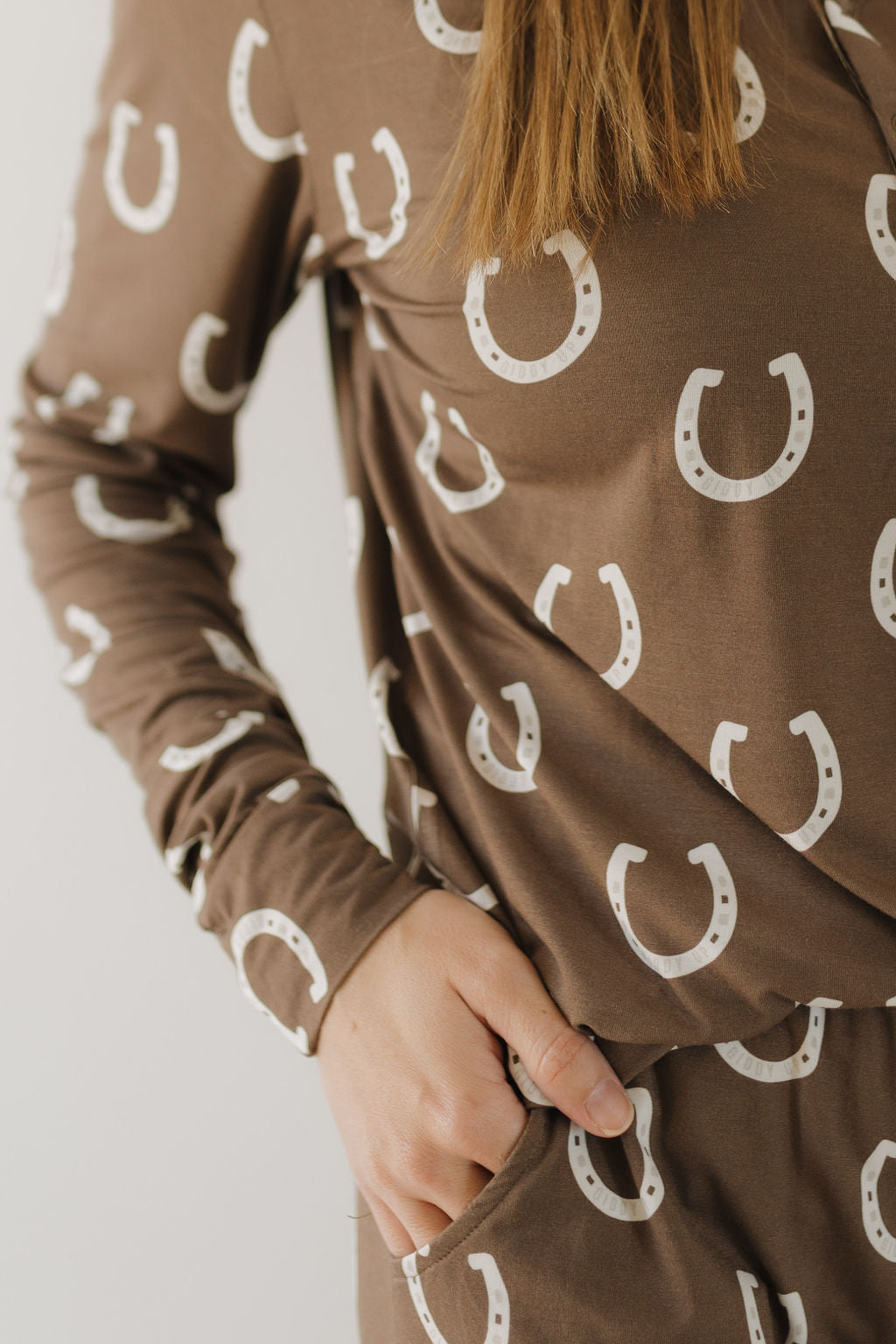 Women's Long Sleeve Bamboo Pajama | Giddy Up