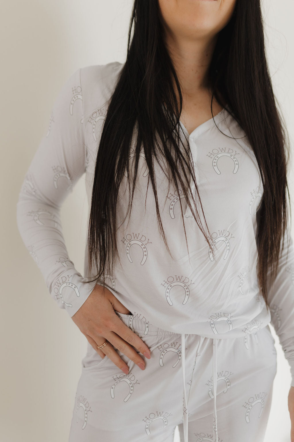 Women's Long Sleeve Bamboo Pajama | Howdy