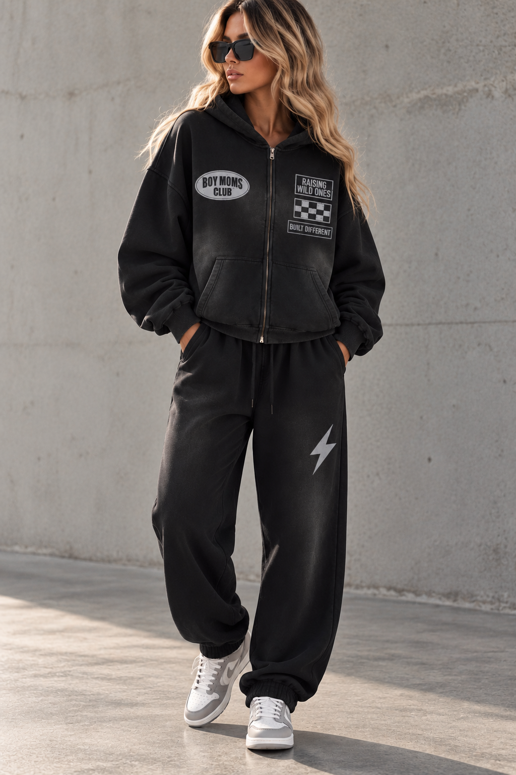 Raising Wild Ones Hoodie - Black