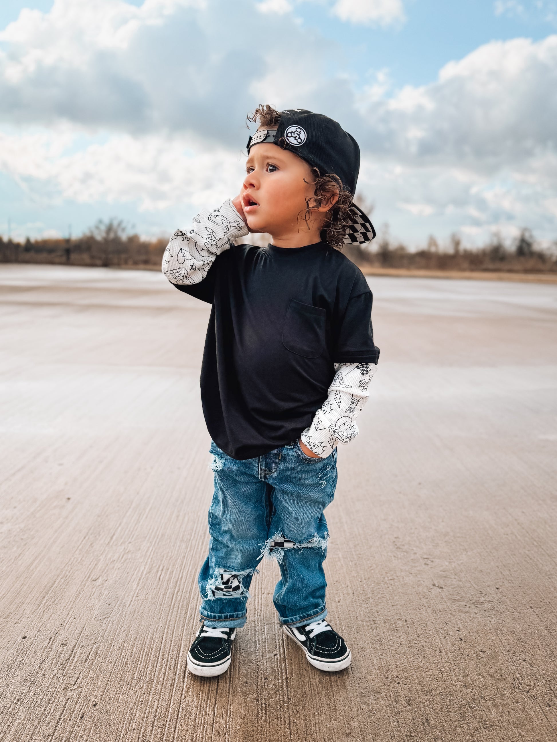 Misfit Mini Layered Long Sleeve