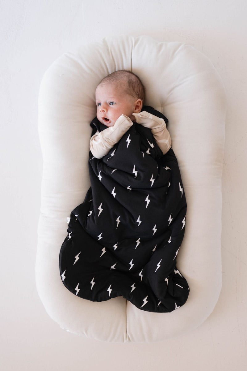 Bamboo Sleep Sack | Midnight Lightning Bolt