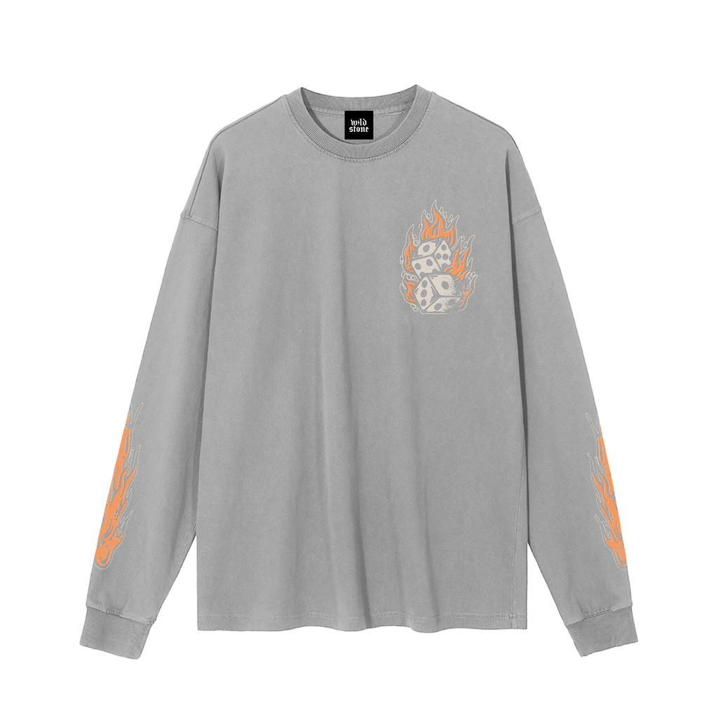 Let The Good Time Roll Vintage Washed Long Sleeve