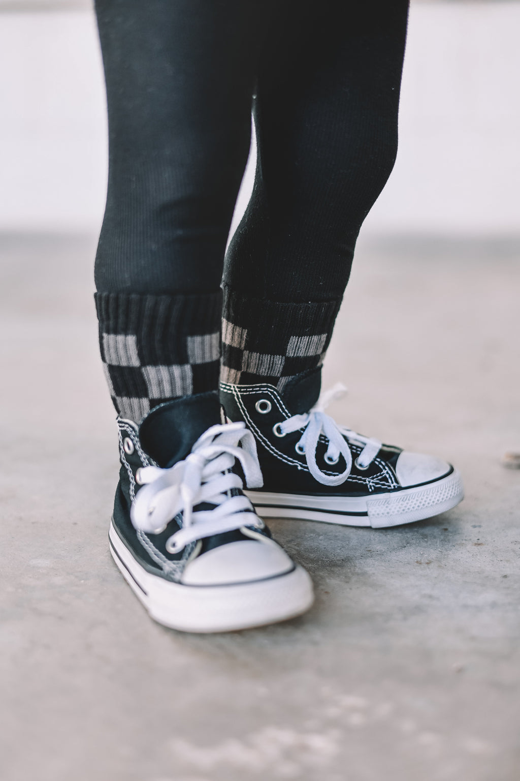 Black Gray Checkered