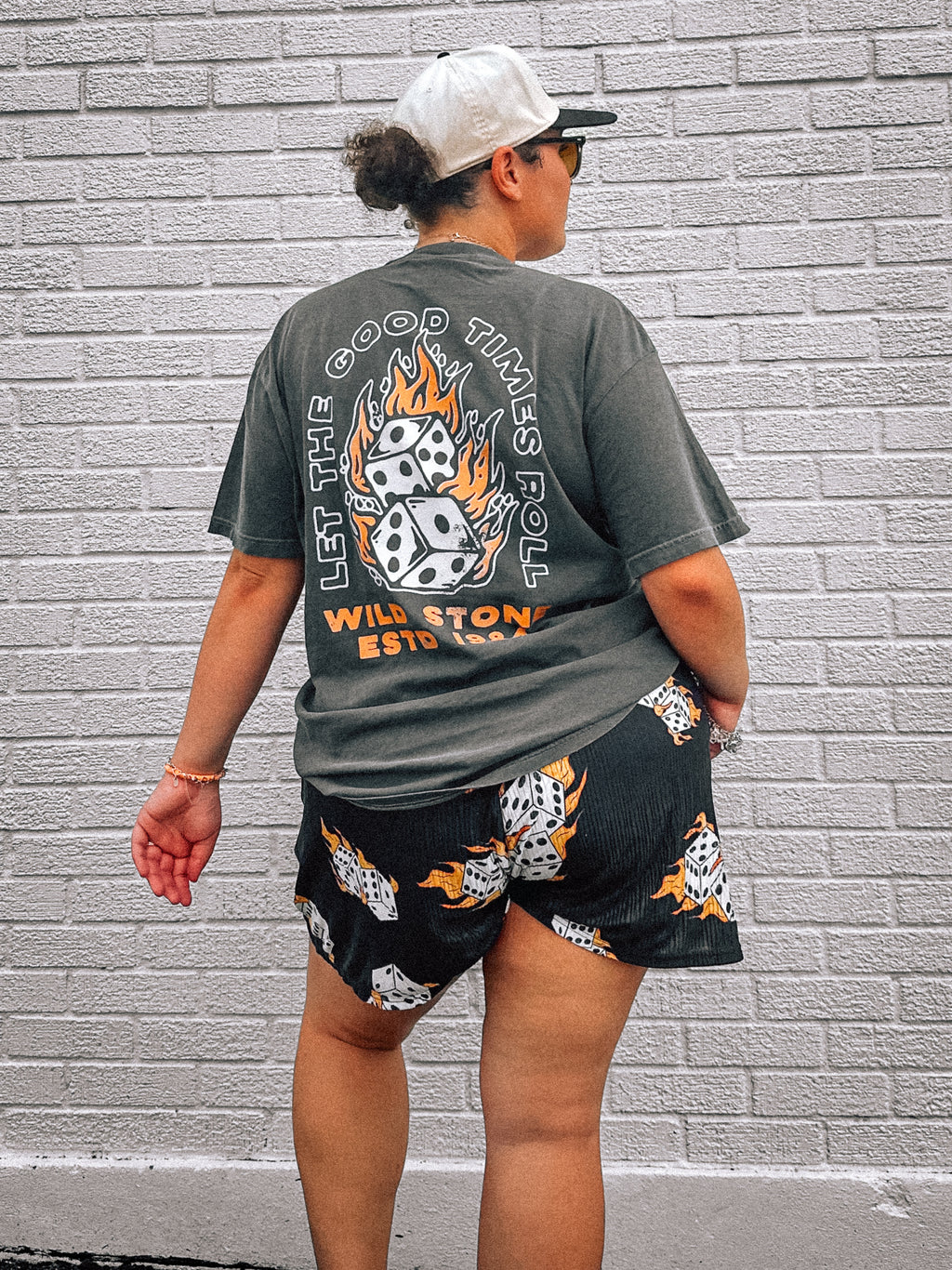 Let The Good Times Roll- Oversized Tee