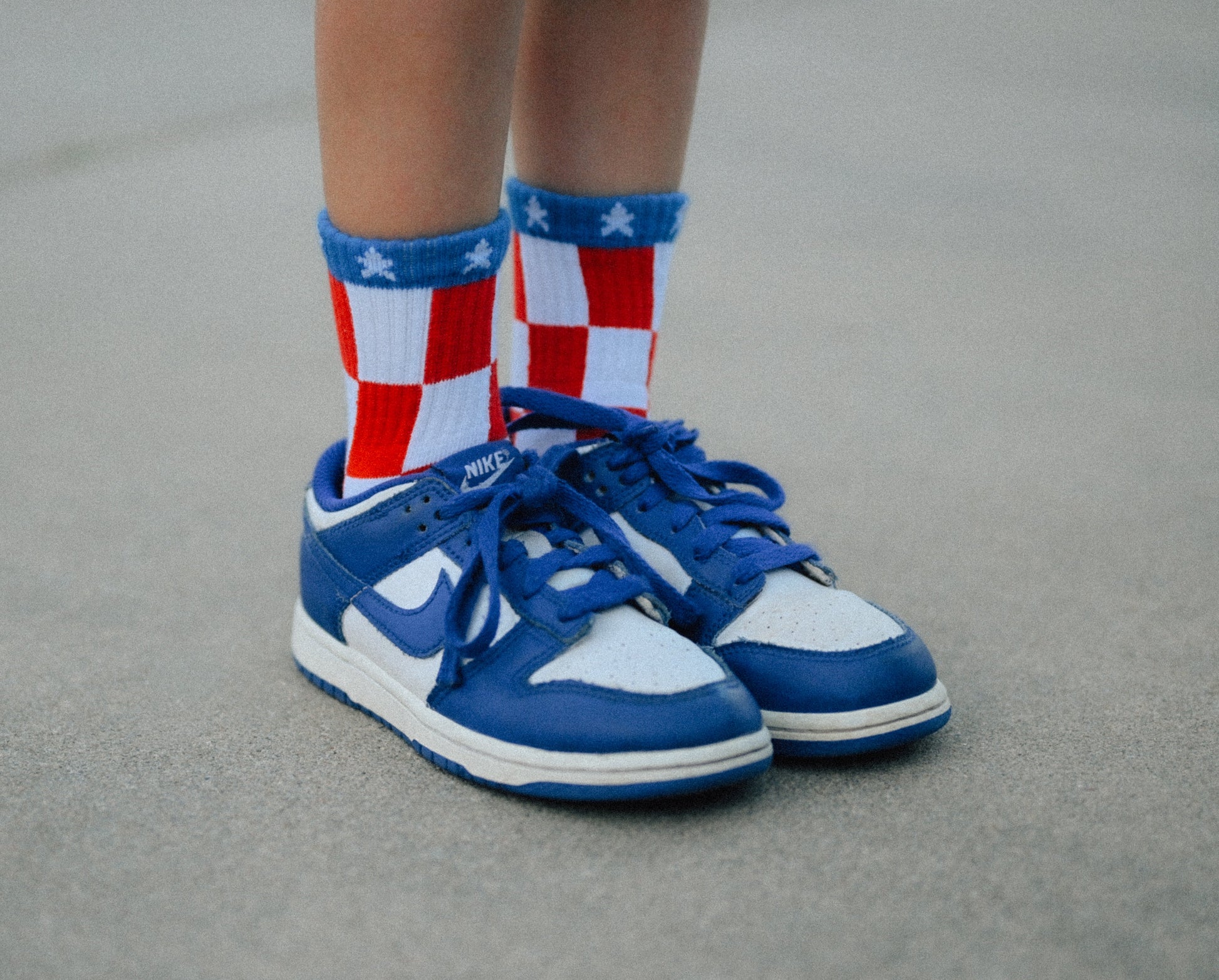 Red white & check