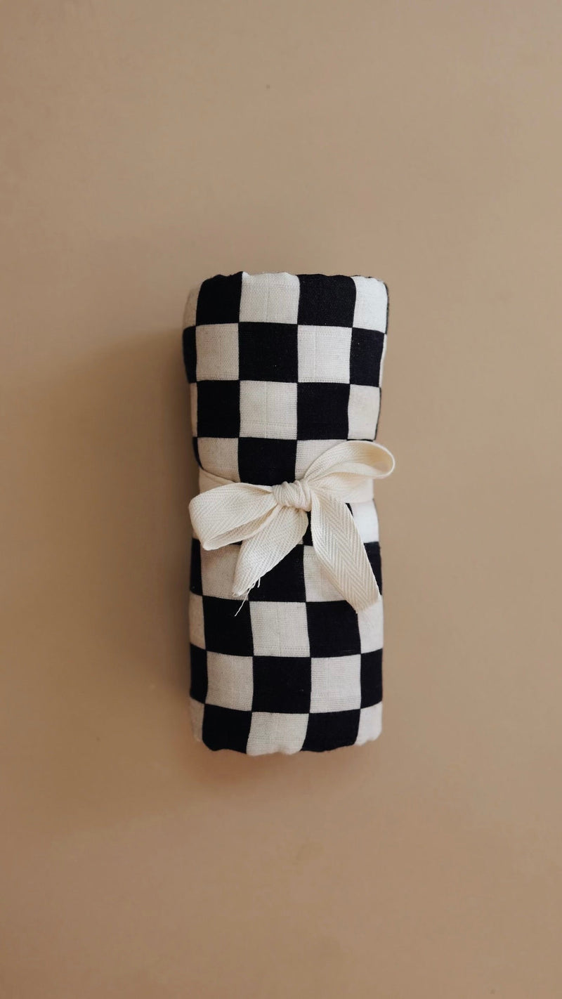 Black Checkerboard | Swaddle