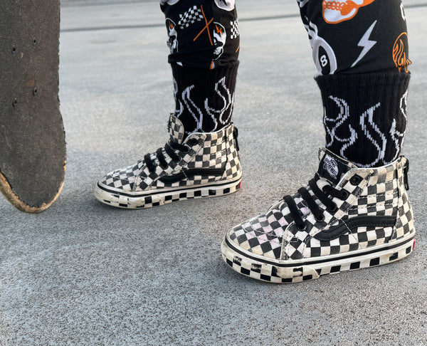 Black Flame Socks
