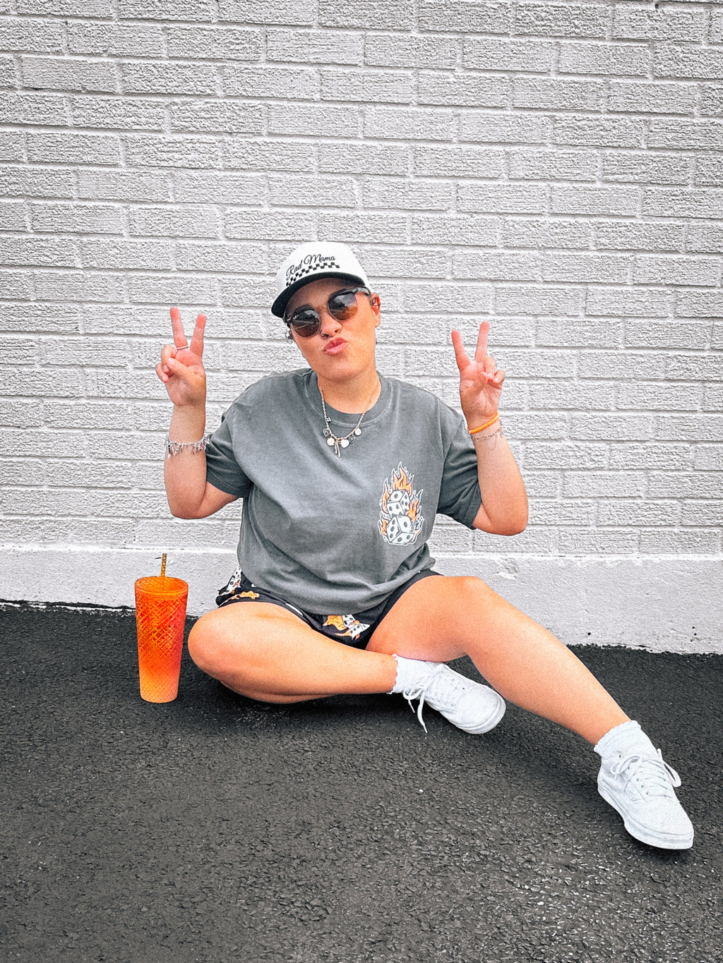 Let The Good Times Roll- Oversized Tee