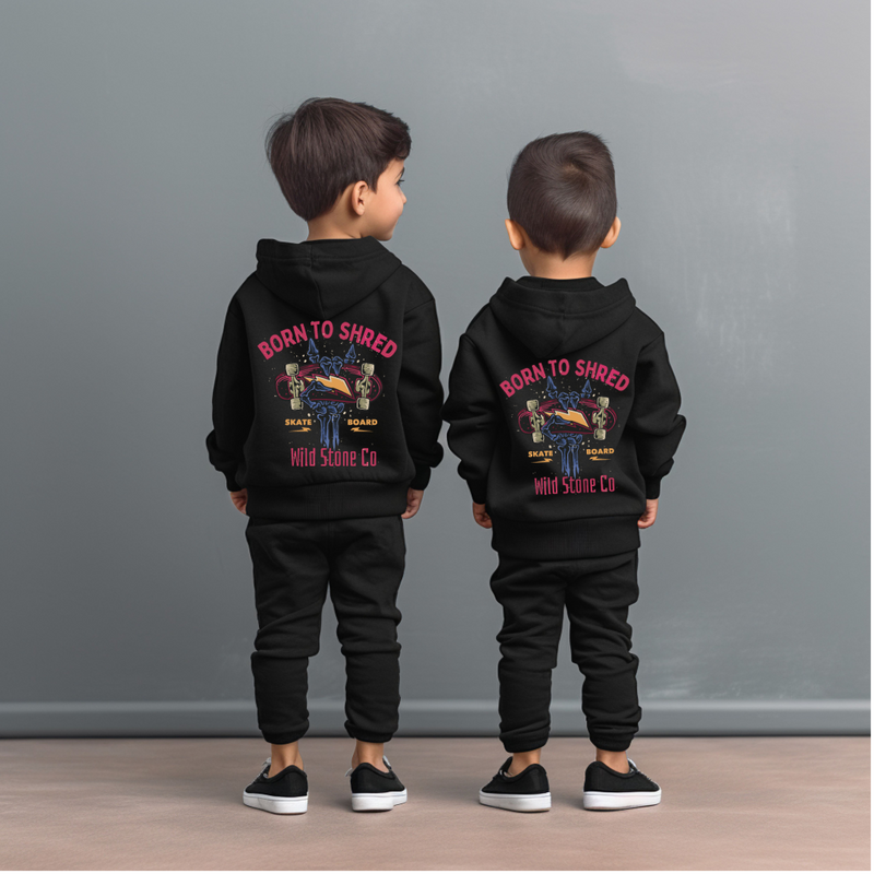 Born To Shred Zip Up Sweatshirt