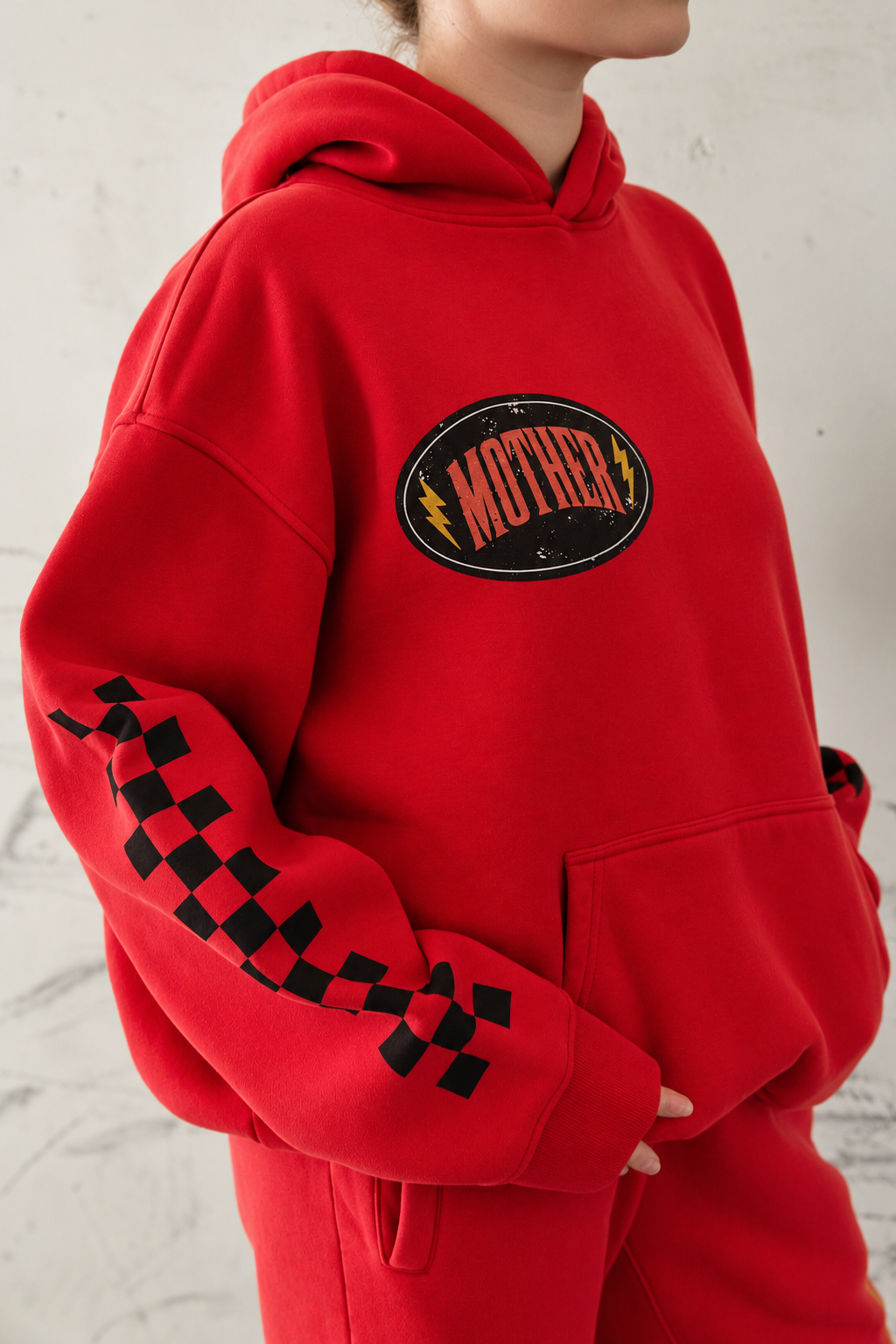 Electric Mother Hoodie - Red