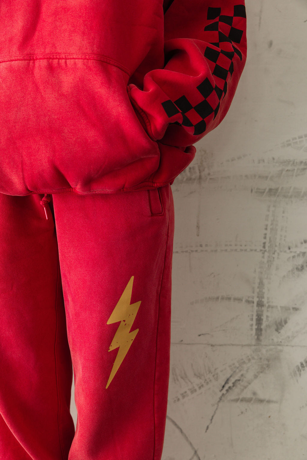 Electric Joggers- Red