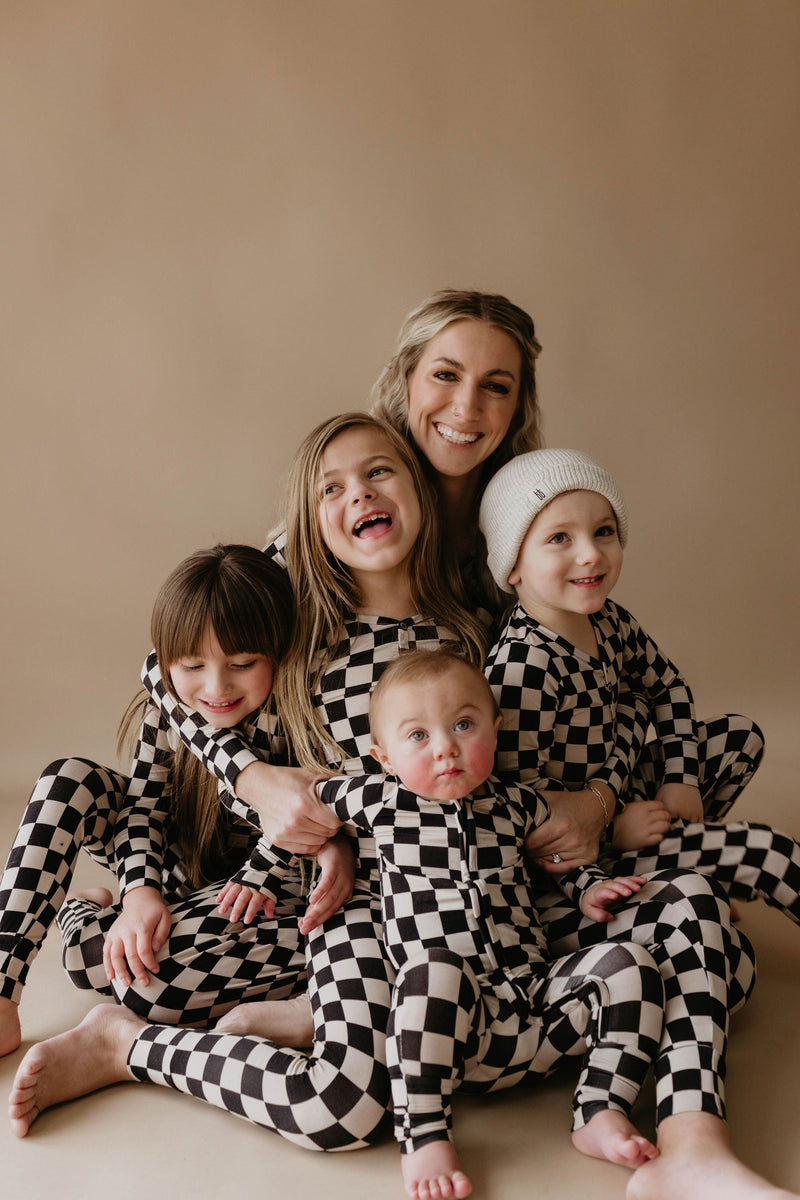 Black Checkered | Women's Bamboo Pajamas