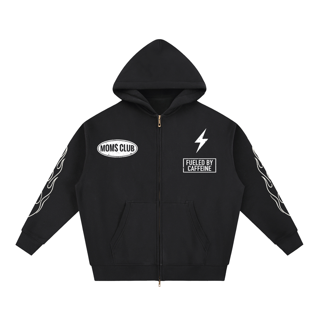 Caffeinated Chaos Zip Up Hoodie