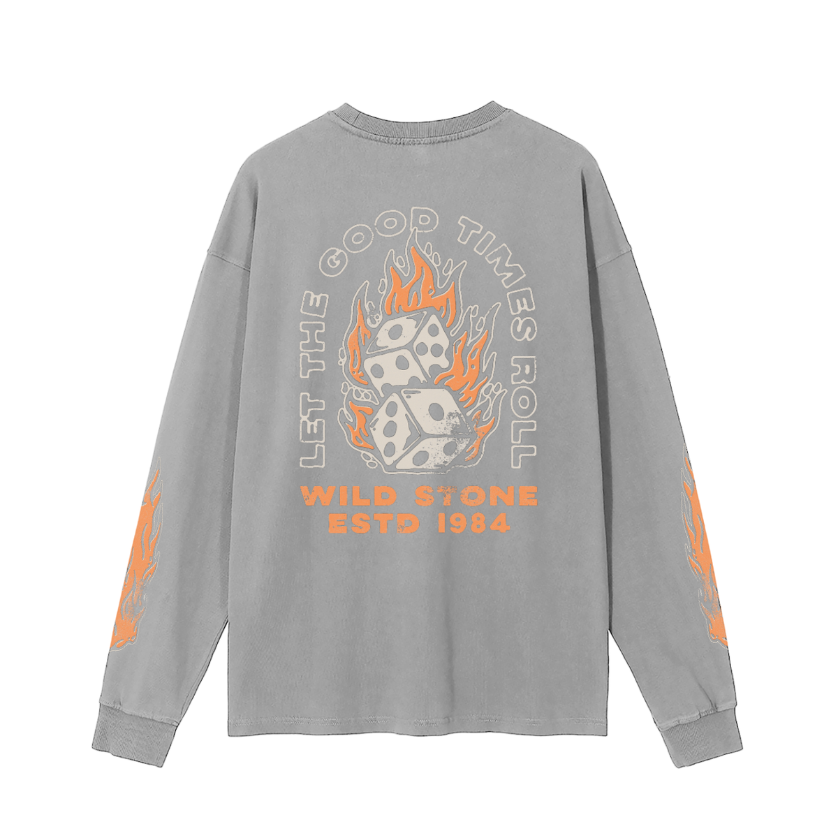 Let The Good Time Roll Vintage Washed Long Sleeve