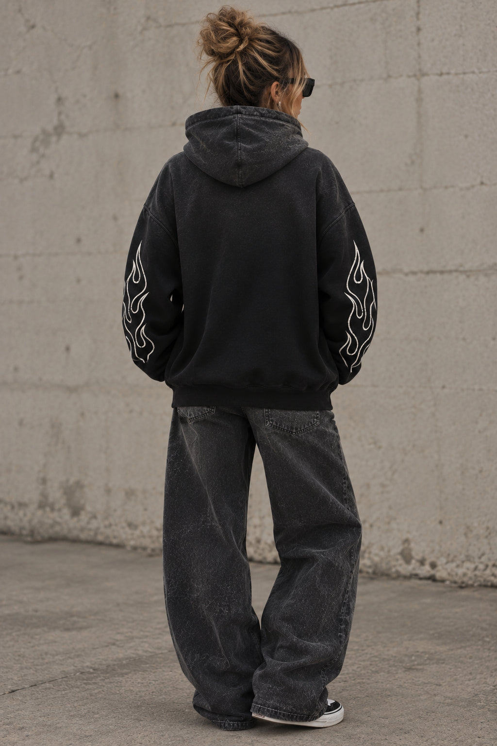 Caffeinated Chaos Hoodie - Vintage Black