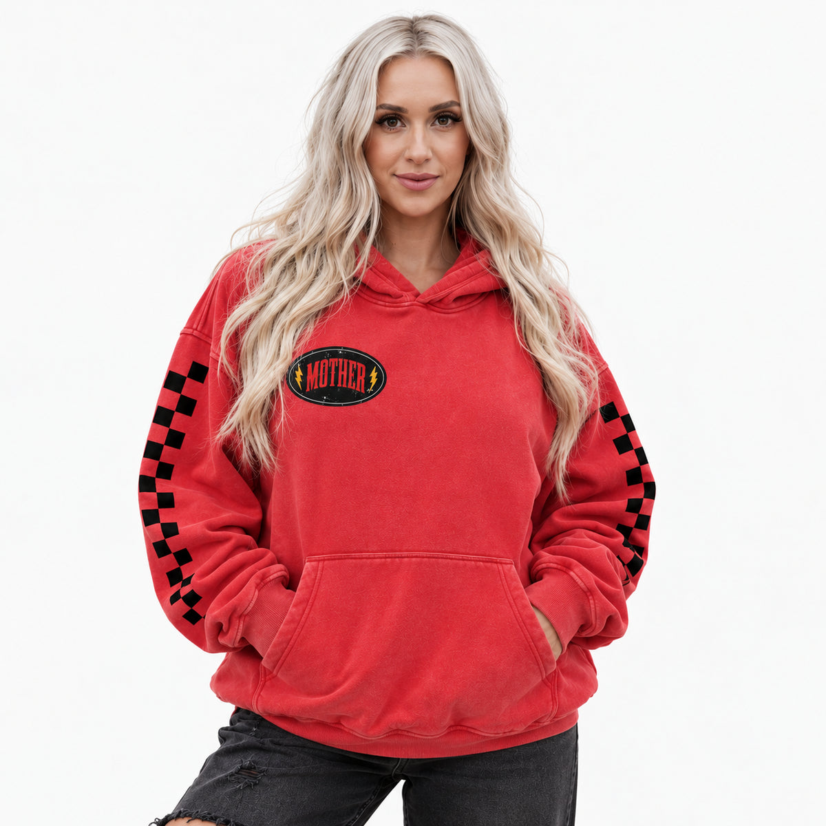 Electric Mother Hoodie - Red