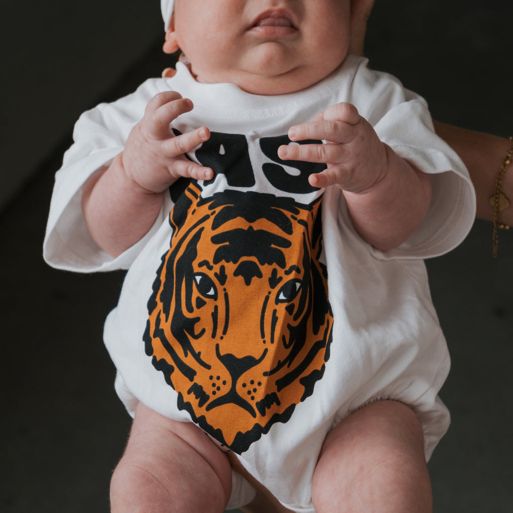 Short Sleeve Romper | Easy Tiger