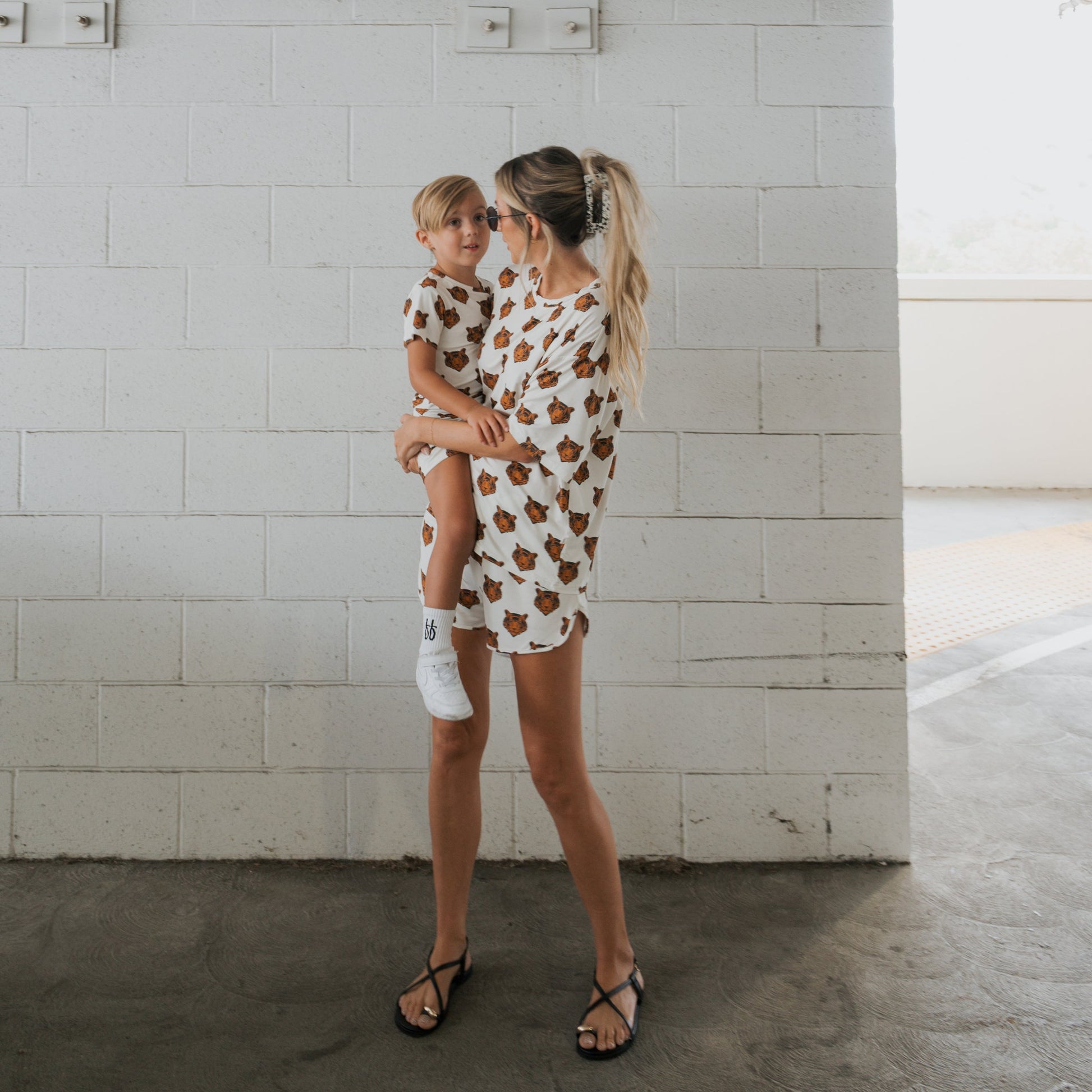Bamboo Short Set | Tigers
