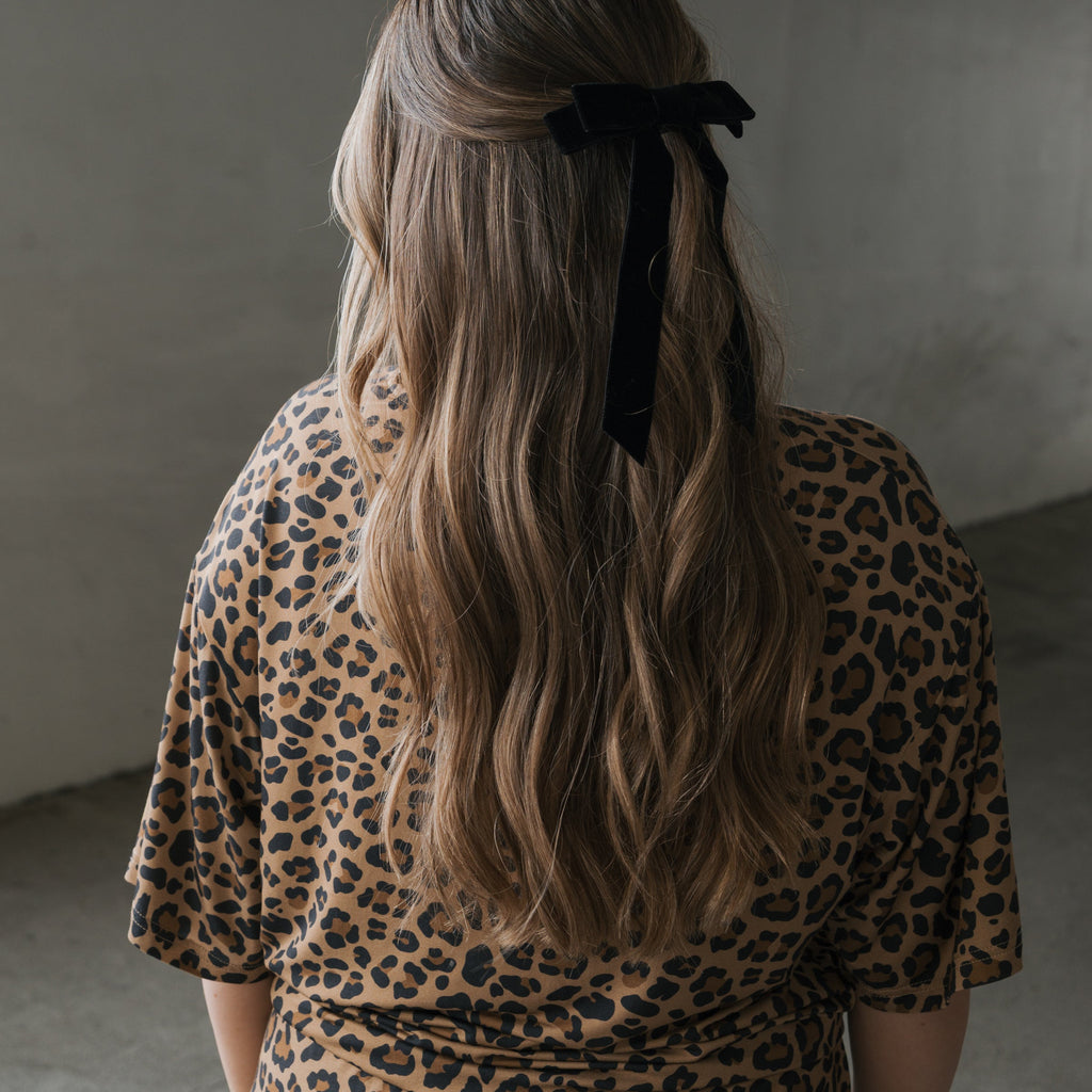 Women's Bamboo Short Set | Leopard