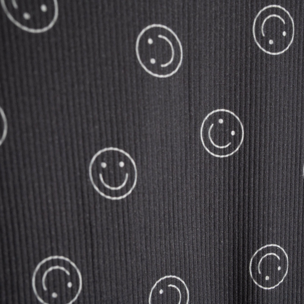 Bamboo Short Set | Smiley Ribbed