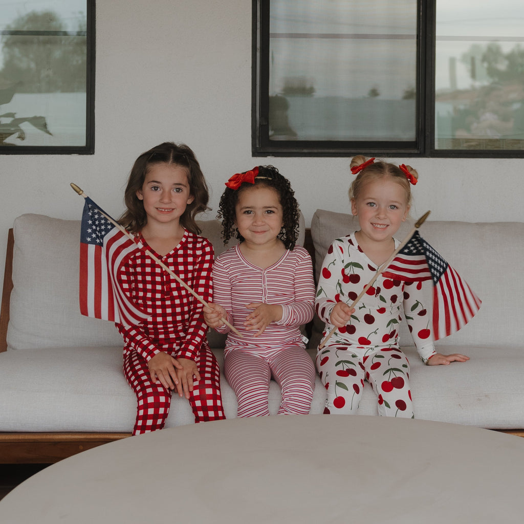 Bamboo Two Piece Pajamas | Cherry