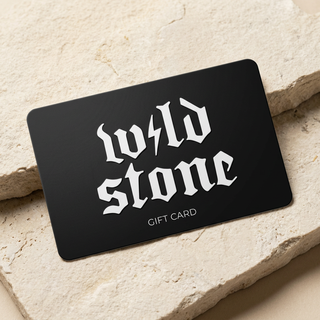 Wild Stone gift card with updated logo