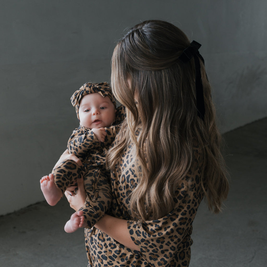 Women's Bamboo Short Set | Leopard